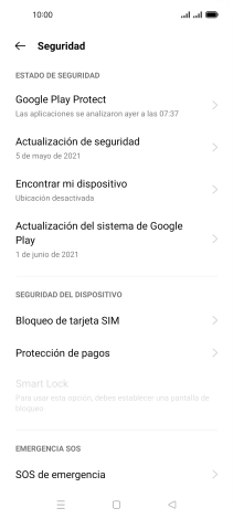 Pulsa Bloqueo de tarjeta SIM. Pulsa Bloqueo de tarjeta SIM.
