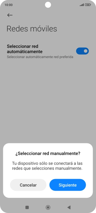 Pulsa Siguiente.