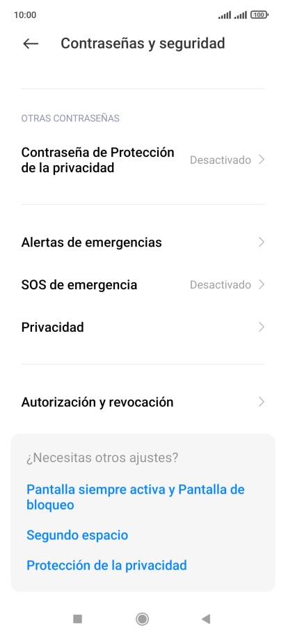 Pulsa Privacidad. Pulsa Privacidad.