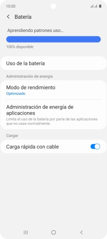 Pulsa Modo de rendimiento.