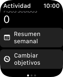 Pulsa la Digital Crown la veces que sean necesarias para volver al menú principal. Pulsa la Digital Crown la veces que sean necesarias para volver al menú principal.