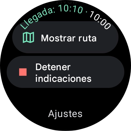 Pulsa Detener indicaciones. Pulsa Detener indicaciones.