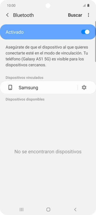 Pulsa la tecla de inicio para terminar y regresar a la pantalla de inicio.