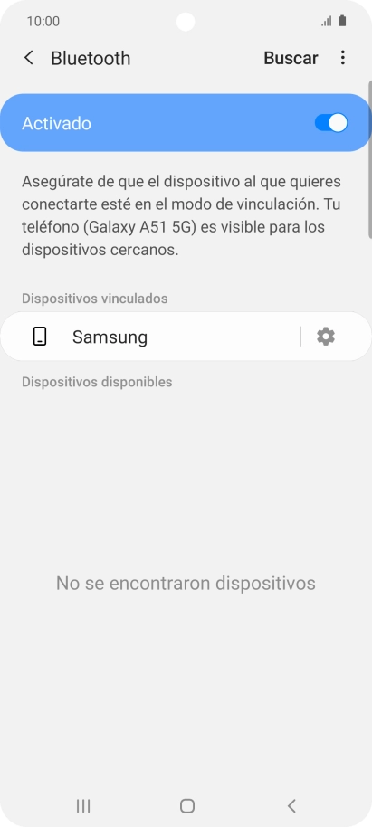 Pulsa la tecla de inicio para terminar y regresar a la pantalla de inicio.