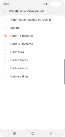 Pulsa el ajuste deseado. Pulsa el ajuste deseado.
