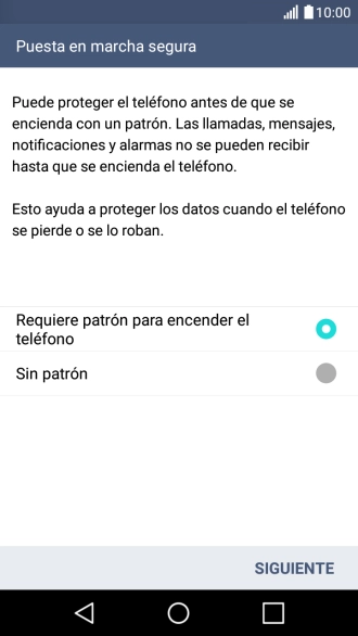 Pulsa SIGUIENTE.