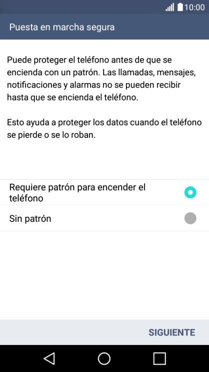 Pulsa SIGUIENTE.