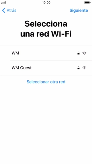 Pulsa la red wifi deseada. Pulsa la red wifi deseada.