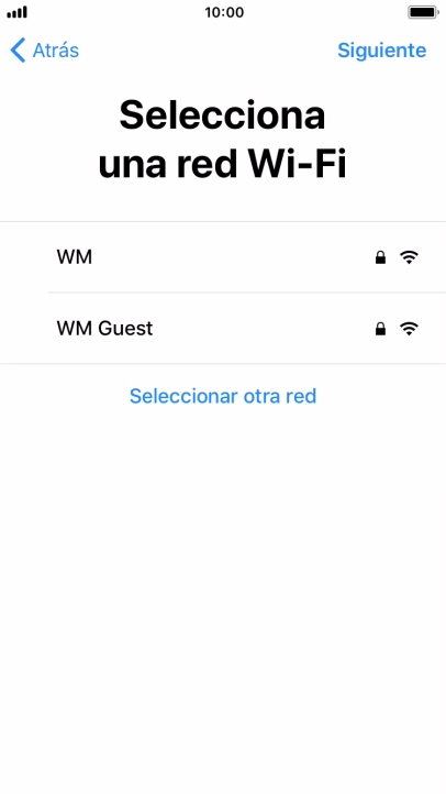 Pulsa la red wifi deseada. Pulsa la red wifi deseada.