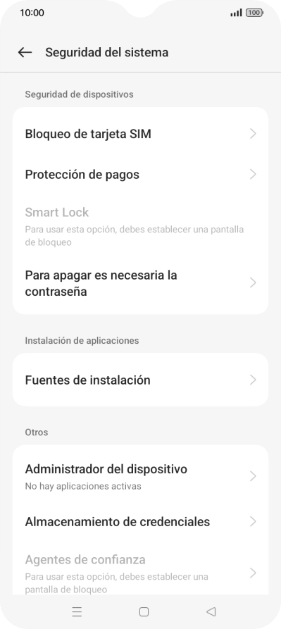 Pulsa Bloqueo de tarjeta SIM. Pulsa Bloqueo de tarjeta SIM.