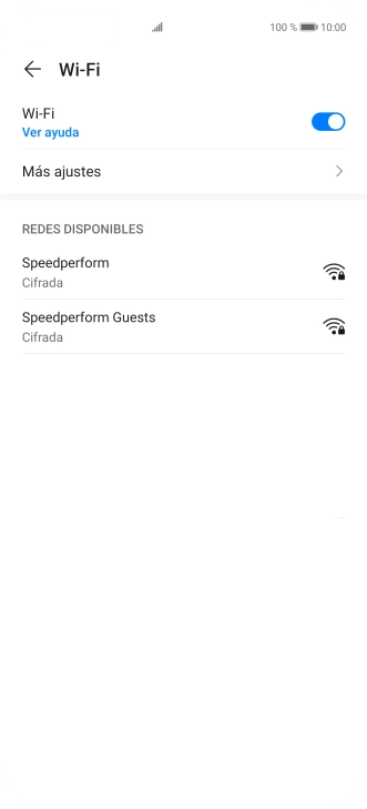 Pulsa la red wifi deseada. Pulsa la red wifi deseada.