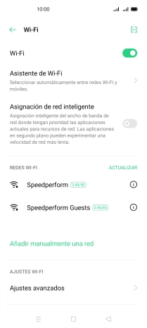 Pulsa la red wifi deseada. Pulsa la red wifi deseada.