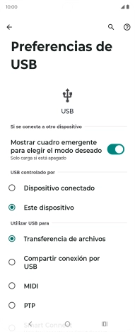 Pulsa Transferencia de archivos.