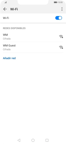 Pulsa la red wifi deseada. Pulsa la red wifi deseada.