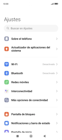 Pulsa Redes móviles. Pulsa Redes móviles.