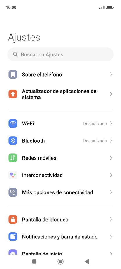 Pulsa Redes móviles. Pulsa Redes móviles.