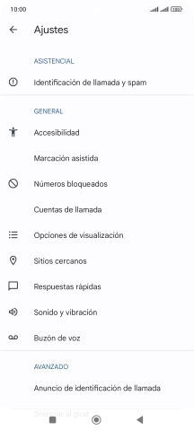 Pulsa Buzón de voz.