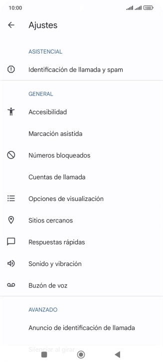 Pulsa Buzón de voz.