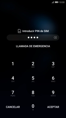 Si lo solicita el teléfono, introduce el código PIN y pulsa ACEPTAR. Si lo solicita el teléfono, introduce el código PIN y pulsa ACEPTAR.
