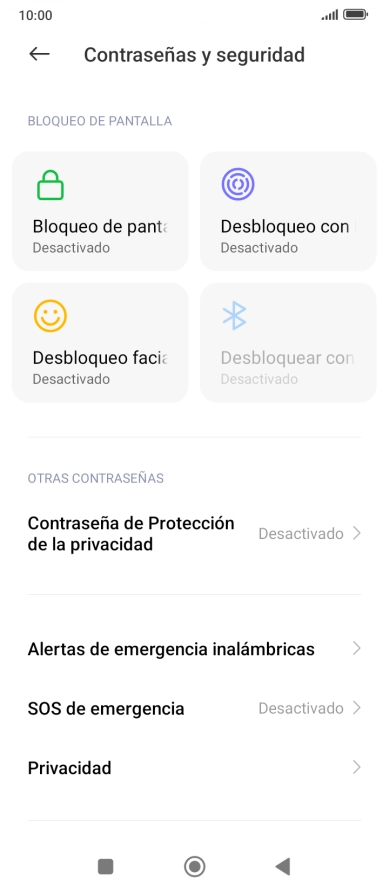 Pulsa Privacidad.