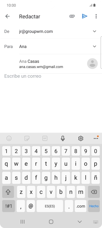 Pulsa el contacto deseado. Pulsa el contacto deseado.