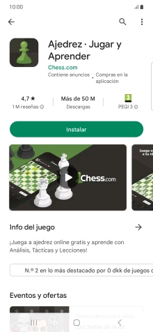 Pulsa Instalar y sigue las indicaciones de la pantalla para instalar la app. Pulsa Instalar y sigue las indicaciones de la pantalla para instalar la app.