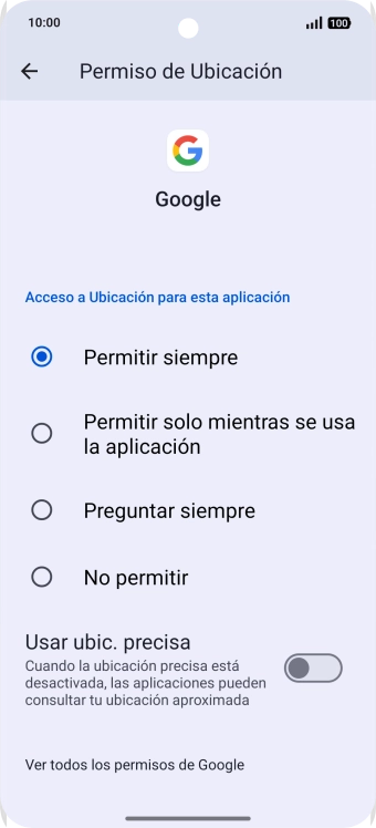 Pulsa el ajuste deseado. Pulsa el ajuste deseado.
