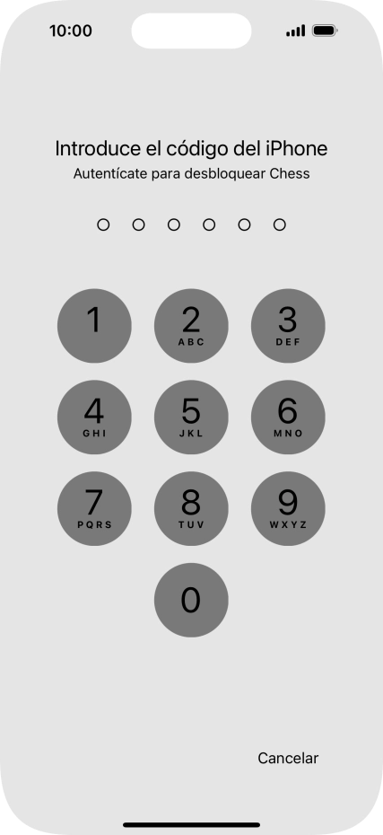 Utiliza el código de seguridad que has creado. La app ya no está bloqueada. Utiliza el código de seguridad que has creado. La app ya no está bloqueada.