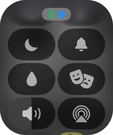 Pulsa el icono de No molestar para activar o desactivar la función. Pulsa el icono de No molestar para activar o desactivar la función.
