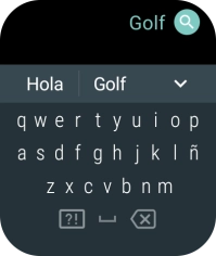 Introduce el nombre del tema o de la app y pulsa el icono de búsqueda. Introduce el nombre del tema o de la app y pulsa el icono de búsqueda.