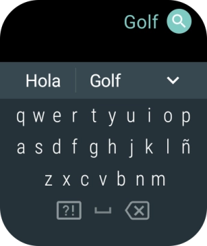 Introduce el nombre del tema o de la app y pulsa el icono de búsqueda. Introduce el nombre del tema o de la app y pulsa el icono de búsqueda.