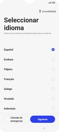 Pulsa el idioma deseado. Pulsa el idioma deseado.