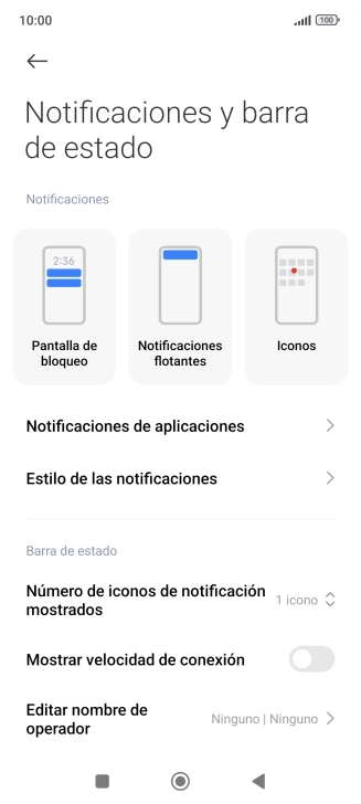 Pulsa Notificaciones de aplicaciones. Pulsa Notificaciones de aplicaciones.