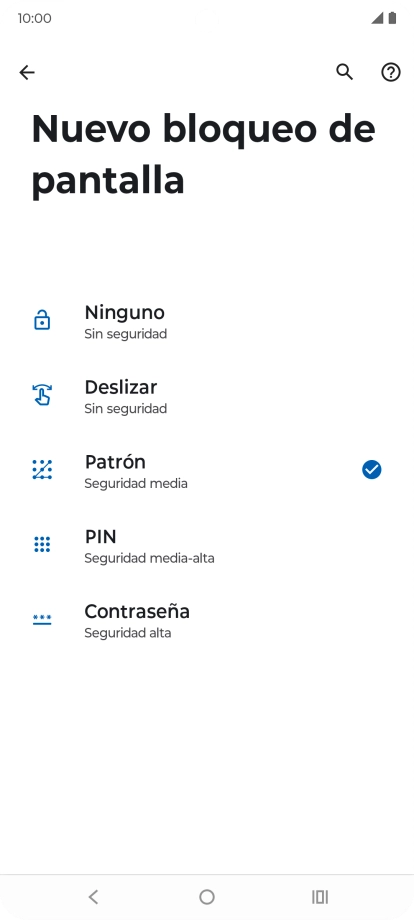 Pulsa Ninguno. Pulsa Ninguno.