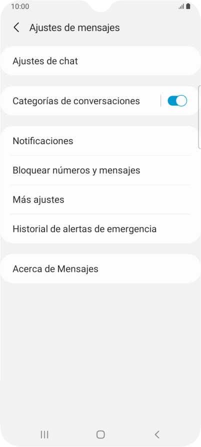 Pulsa Más ajustes. Pulsa Más ajustes.