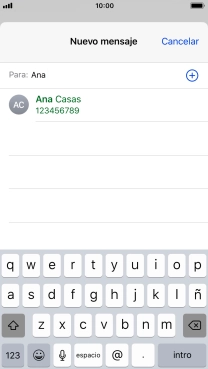 Pulsa el contacto deseado. Pulsa el contacto deseado.
