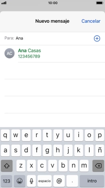 Pulsa el contacto deseado. Pulsa el contacto deseado.