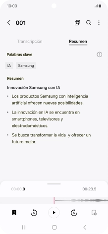 Pulsa la tecla de inicio para terminar y regresar a la pantalla de inicio. Pulsa la tecla de inicio para terminar y regresar a la pantalla de inicio.