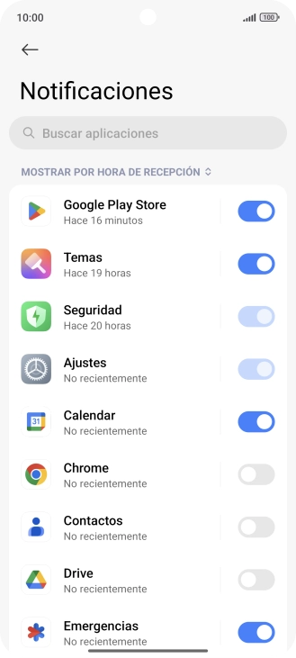 Pulsa la app deseada.