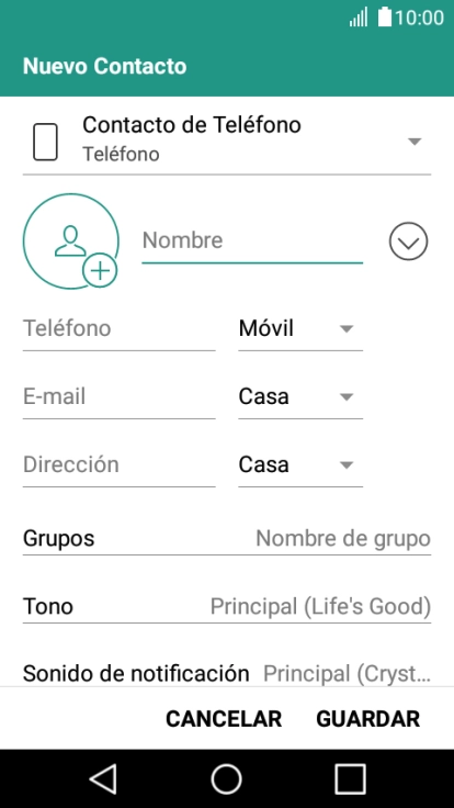 Pulsa la lista desplegable de la guía. Pulsa la lista desplegable de la guía.