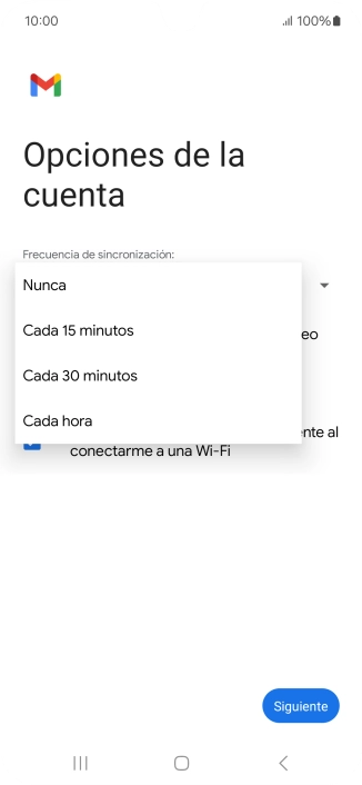 Pulsa el ajuste deseado. Pulsa el ajuste deseado.