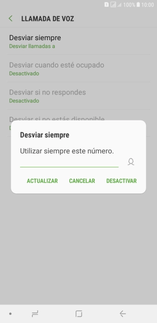 Pulsa DESACTIVAR. Pulsa DESACTIVAR.