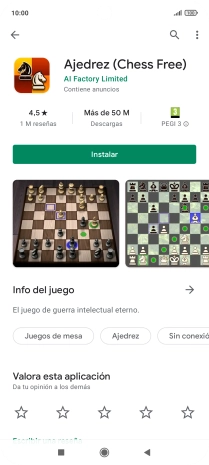 Pulsa Instalar y sigue las indicaciones de la pantalla para instalar la app. Pulsa Instalar y sigue las indicaciones de la pantalla para instalar la app.