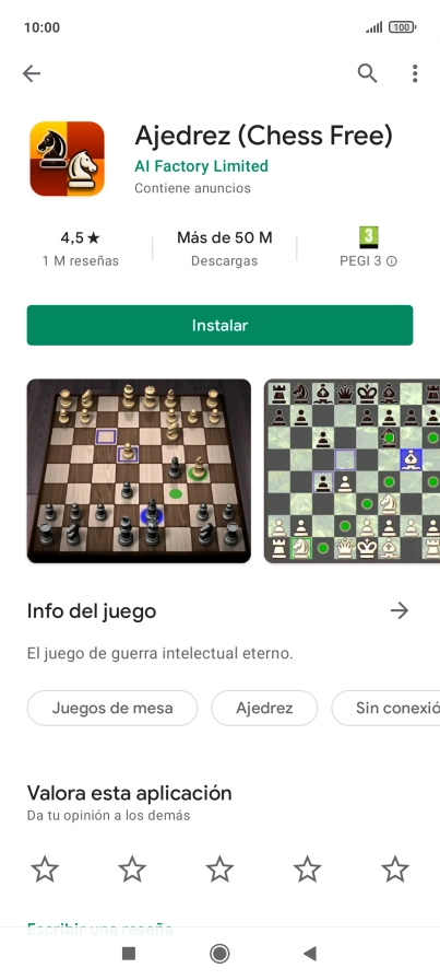 Pulsa Instalar y sigue las indicaciones de la pantalla para instalar la app. Pulsa Instalar y sigue las indicaciones de la pantalla para instalar la app.