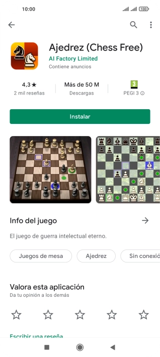 Pulsa Instalar y sigue las indicaciones de la pantalla para instalar la app. Pulsa Instalar y sigue las indicaciones de la pantalla para instalar la app.