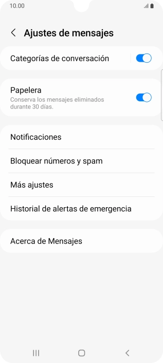 Pulsa Más ajustes.