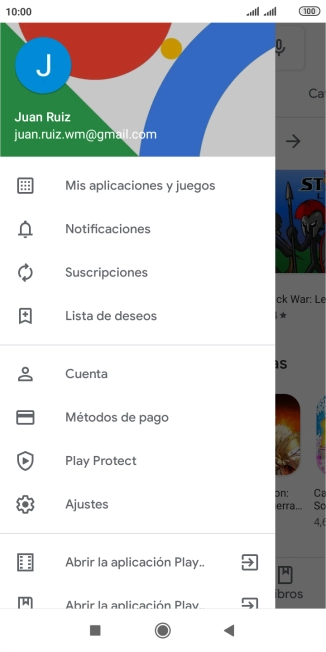 Pulsa Mis aplicaciones y juegos. Pulsa Mis aplicaciones y juegos.