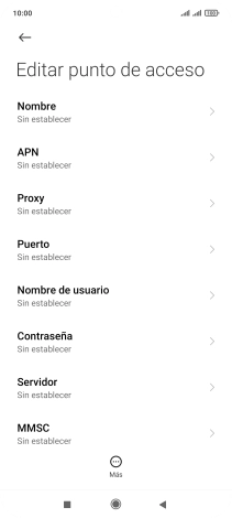 Pulsa Nombre.
