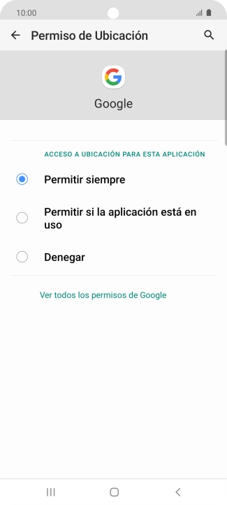 Pulsa el ajuste deseado. Pulsa el ajuste deseado.