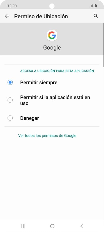 Pulsa el ajuste deseado. Pulsa el ajuste deseado.